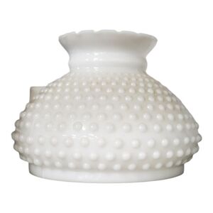 Vintage Hobnail Opal Milk Glass Lamp Light Shade Globe